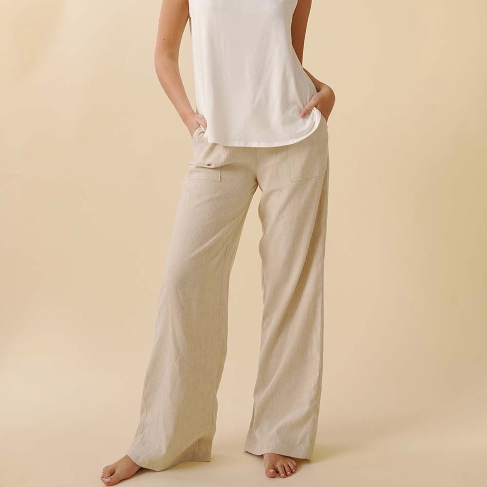 Bamboo Cotton Linen Pant Size S M L